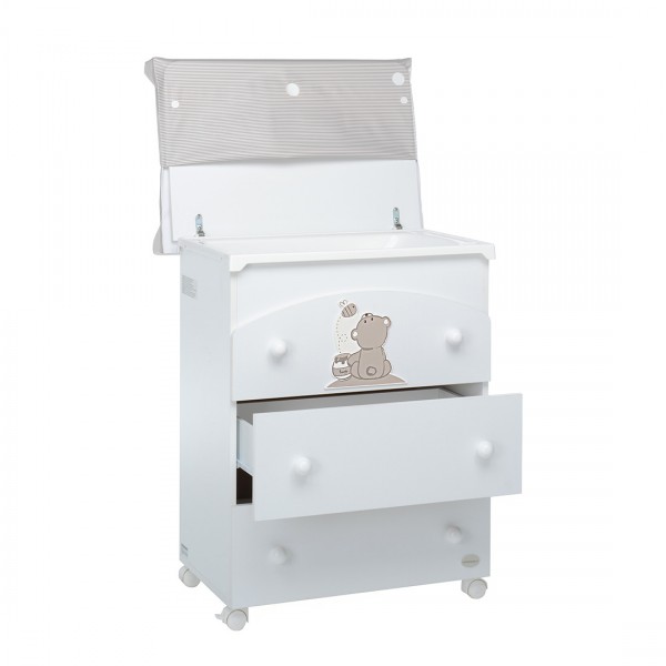Cassettiera Fasciatoio Foppapedretti Golosone Bianco