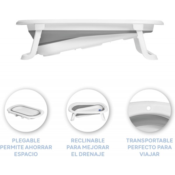 MS Innovaciones Bagnetto Flex Grigio + Cuscino Stelle