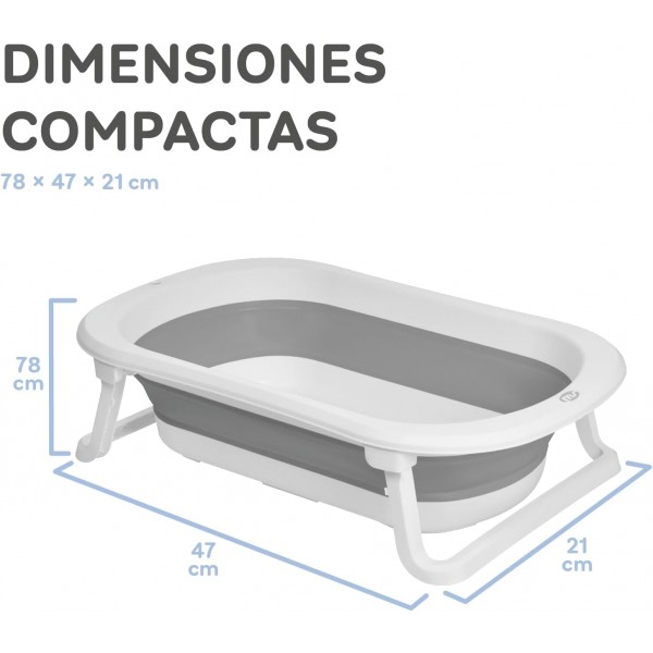 MS Innovaciones Bagnetto Flex Grigio + Cuscino Stelle