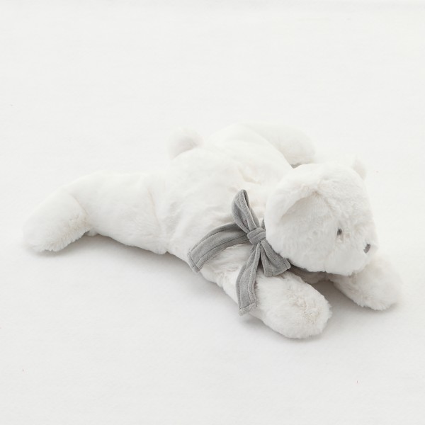 Peluche Nanan Batuffolo Sciarpa Grigio 40 cm