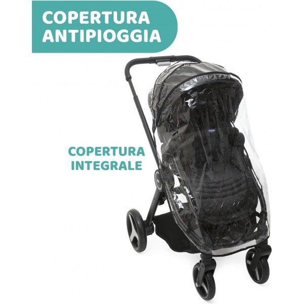 Trio Chicco Best Friend Pro Light Black Re_Lux con Seggiolino Auto Kory Black