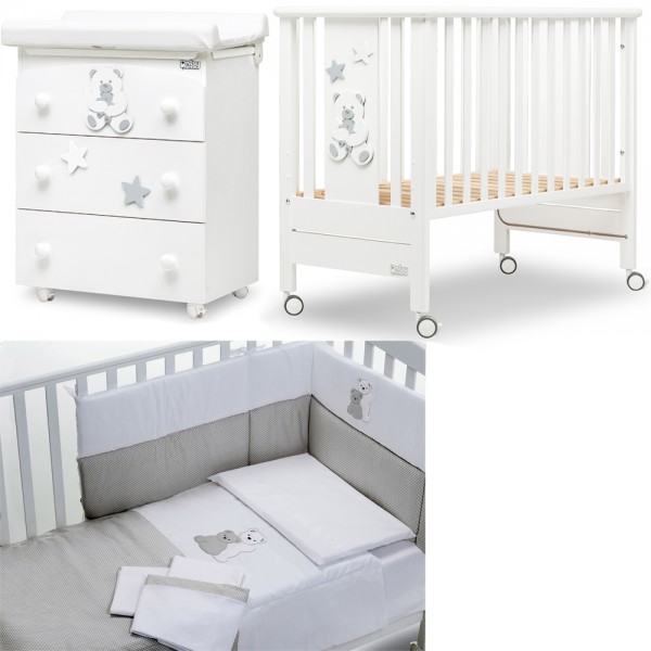 Set Baby Fashion Insieme Bianco