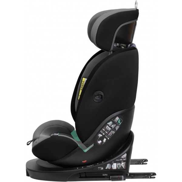 Chicco Seggiolino Auto isofix EverOne i-Size Ruotabile 360 (40-150 cm) Grey Black