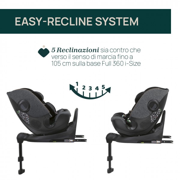 Seggiolino Auto Chicco Bi-Seat i-Size Air Black (40-150 cm)