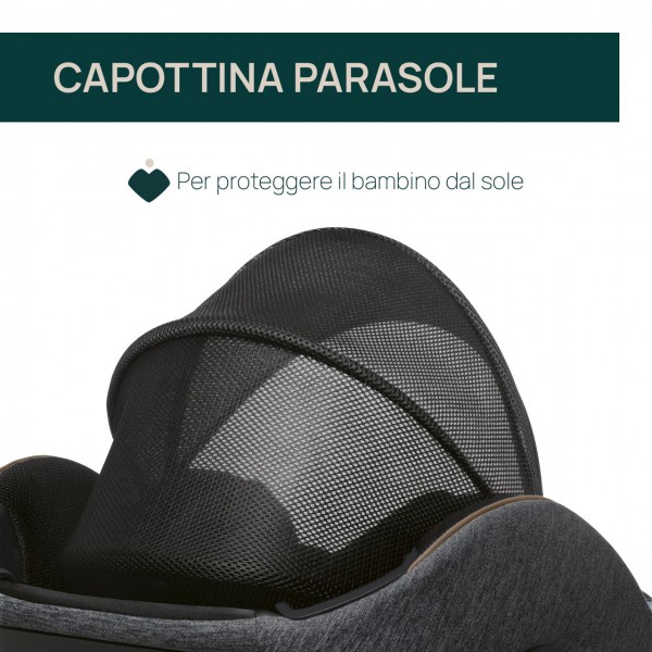 Seggiolino Auto Chicco Bi-Seat i-Size Air Black (40-150 cm)