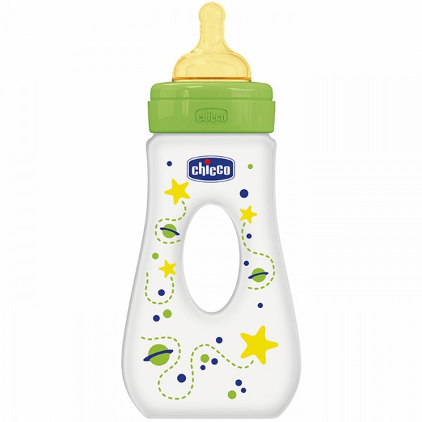 Biberon Passeggio Chicco 240 ml Tettarella in Caucciù