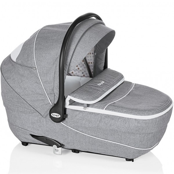 Trio Brevi Presto City Reversibile Grigio Melange 077 con Passeggino 652