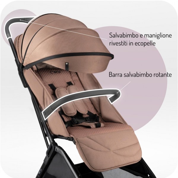 MoMi Passeggino ANDREA LIght Brown