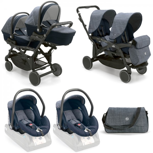 Trio Gemellare Cam Twin Pulsar Blu 186