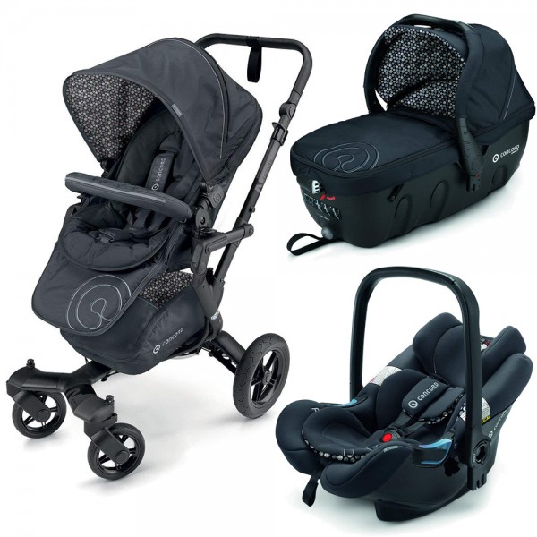 Trio Concord Neo Air Sleeper Travel Set Cosmic Black