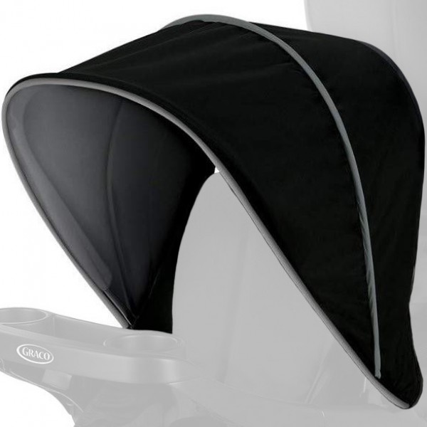 Cappotta per Seduta Anteriore Passeggino Gemellare Graco Stadium Duo Black Grey