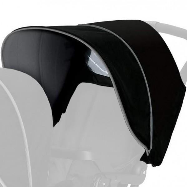 Cappotta per Seduta Posteriore Passeggino Gemellare Graco Stadium Duo Black Grey