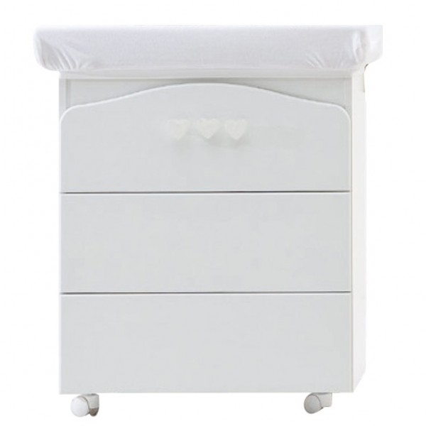 Nanan Cassettiera Fasciatoio Tato Bianco