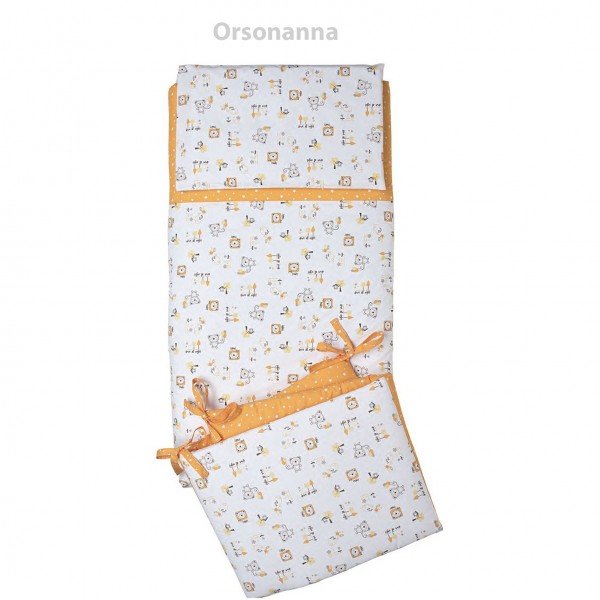Kit Lettino Kiby Armonia Bianco + Completo Piumone Foppapedretti + Materasso Kiby