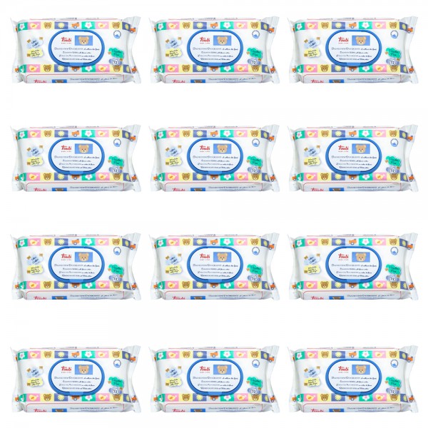 Kit Salviettine Detergenti Trudi al Nettare dei Fiori 12 confezioni da 72 pz