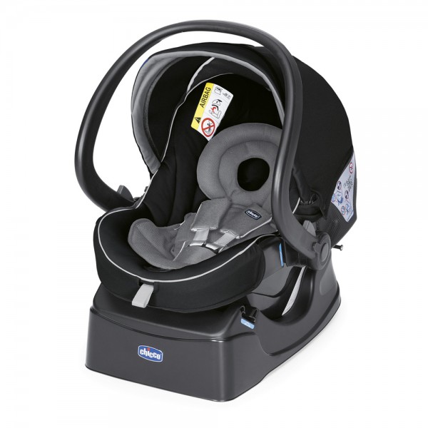Trio Chicco Activ3 Jet Black + Kit Auto