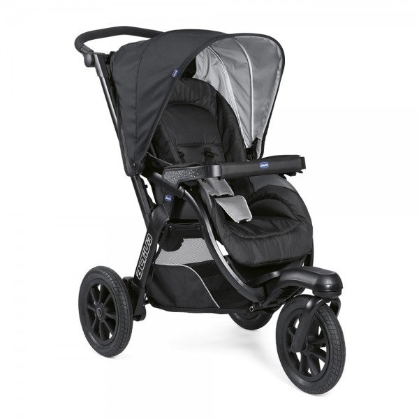 Trio Chicco Activ3 Jet Black + Kit Auto