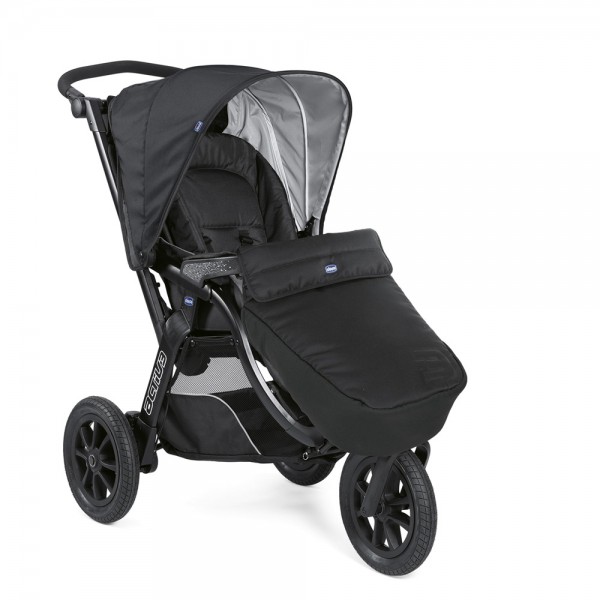 Trio Chicco Activ3 Jet Black + Kit Auto