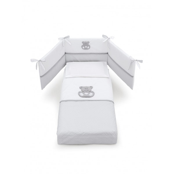 Set Erbesi Charly Bianco Grigio