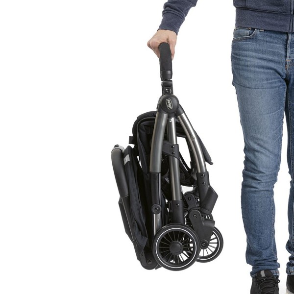 Passeggino Leggero Auto-Richiudibile Chicco Cheerio Jet Black