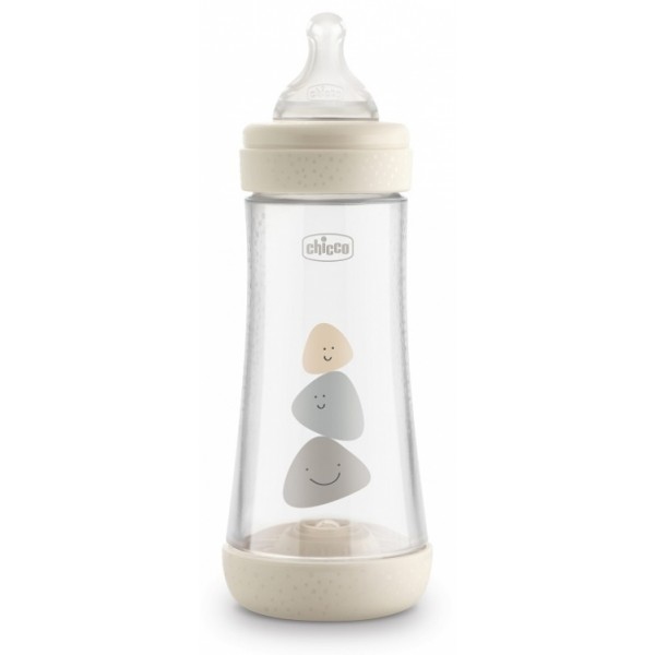 Biberon Chicco Perfect 5 Flusso Veloce 300 ml Beige