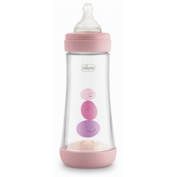 Biberon Chicco Perfect 5 Flusso Veloce 300 ml Rosa 
