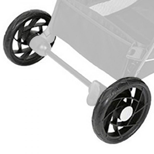 Kit Ruote Posteriori per Passeggino Chicco One4Ever Grigio