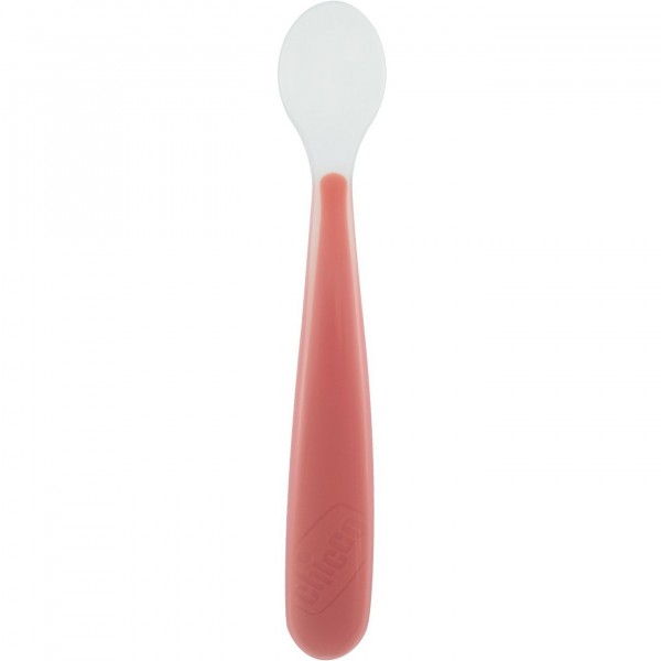 Cucchiaio Morbido Chicco Silicone 6M+ Rosso