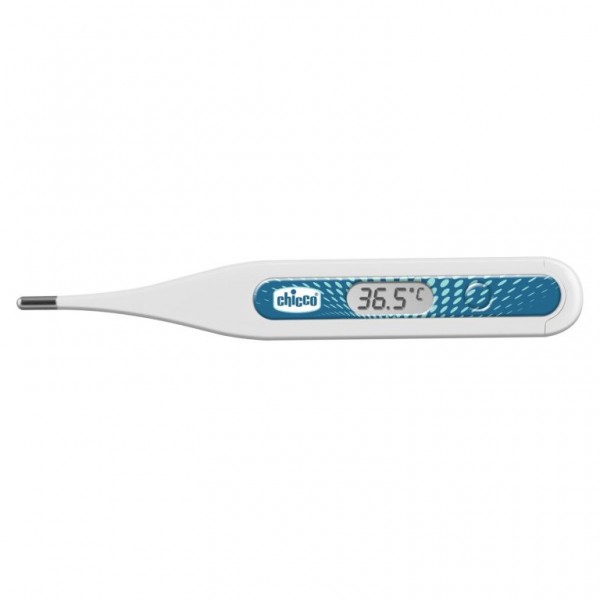 Termometro Chicco Digitale Pediatrico Digi Baby Blu & Stripes Azzurro
