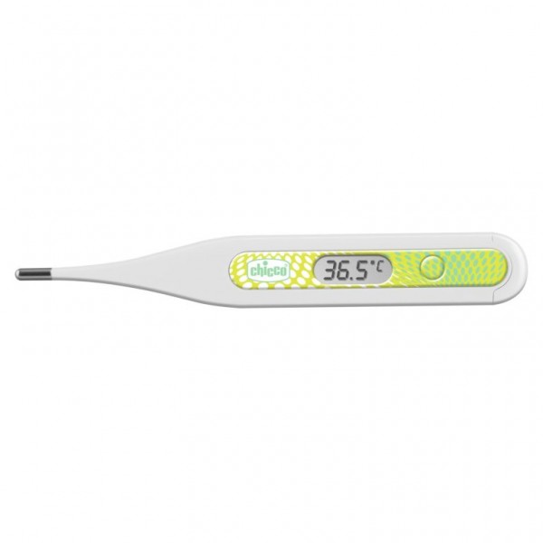 Termometro Chicco Digitale Pediatrico Digi Baby Giallo Fluo