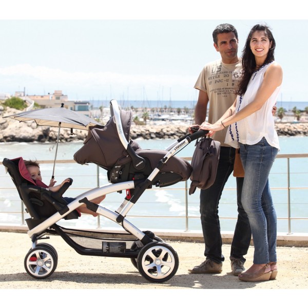 Passeggino Gemellare Casualplay Stwinner Ice