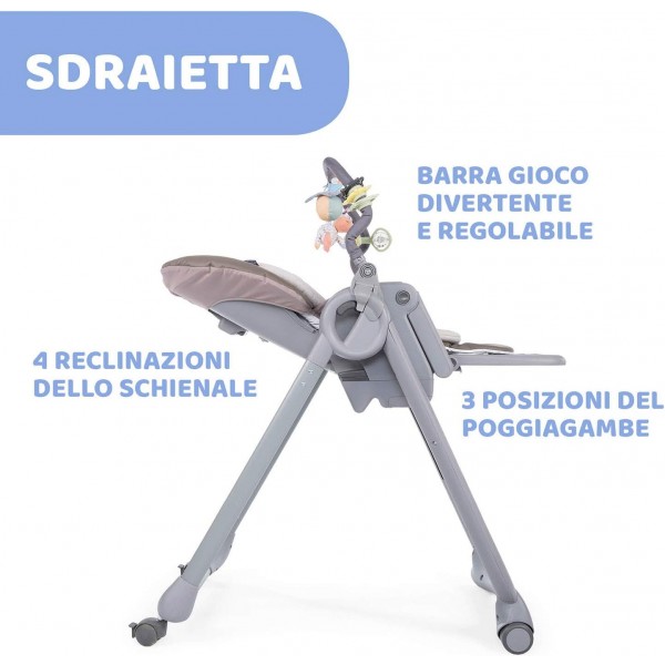 Seggiolone Chicco Polly Magic Relax Cocoa