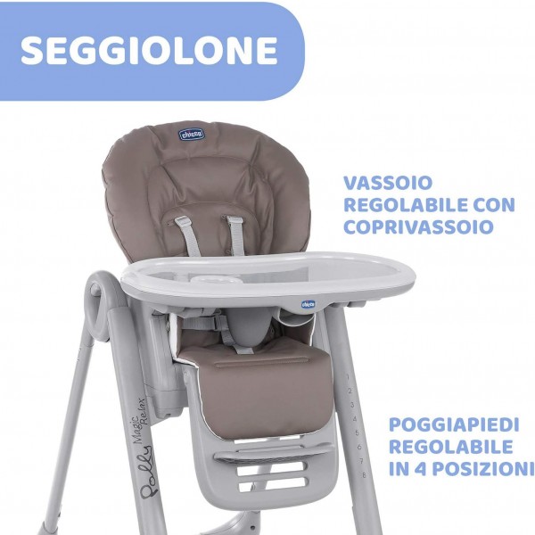 Seggiolone Chicco Polly Magic Relax Cocoa