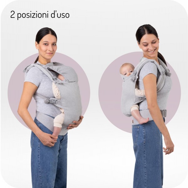 Marsupio MoMi COLLET Grey