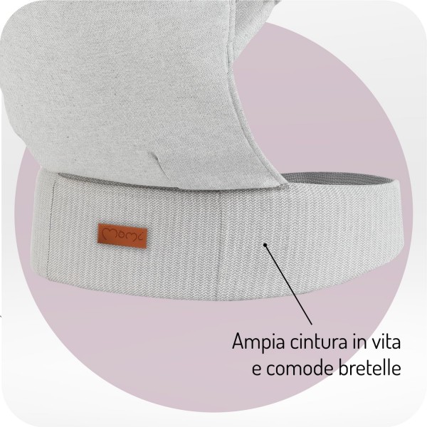 Marsupio MoMi COLLET Grey