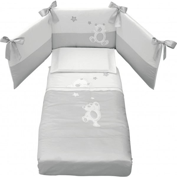 Set Erbesi Stellina Bianco Grigio