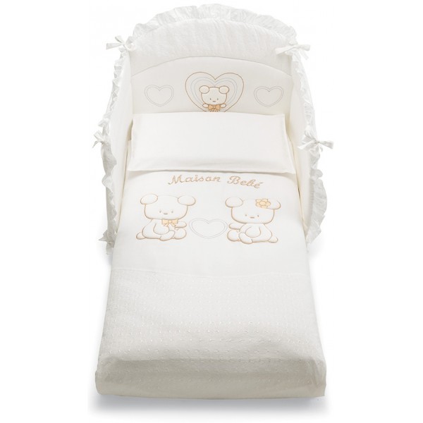 Cameretta Pali Smart Maison Bebe Bianco Beige