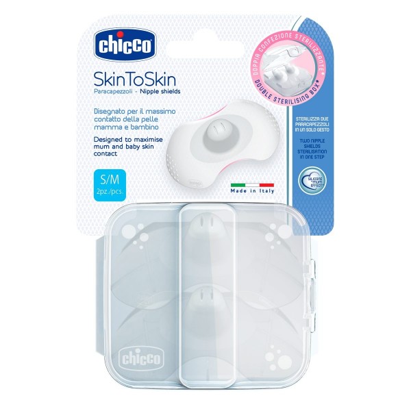 Paracapezzoli Chicco SkinToSkin Silicone Taglia S/M