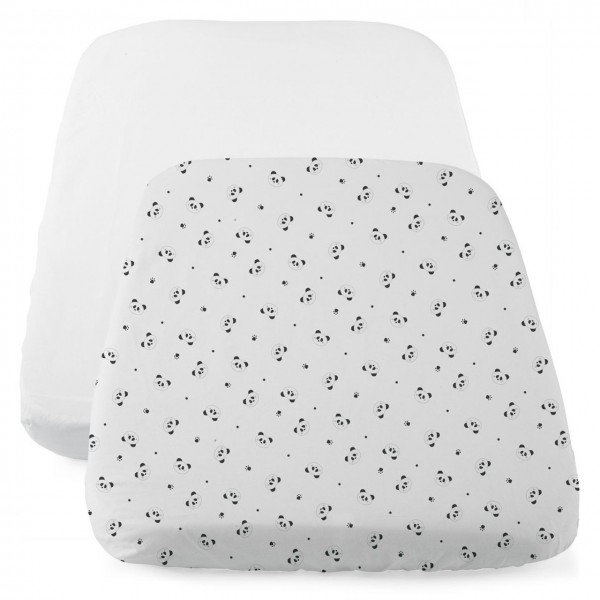 Set Lenzuola con Angoli Chicco Next 2 Me Panda 2pz