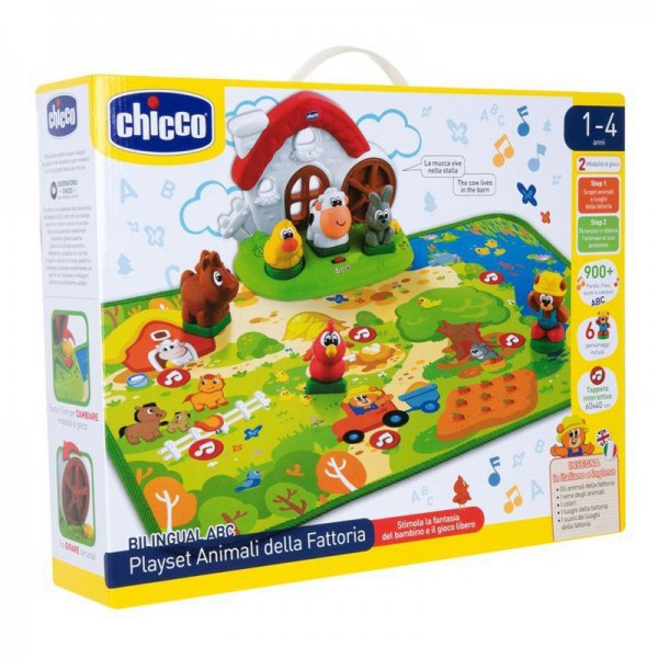 Tappeto Interattivo Chicco Playset Animali della Fattoria