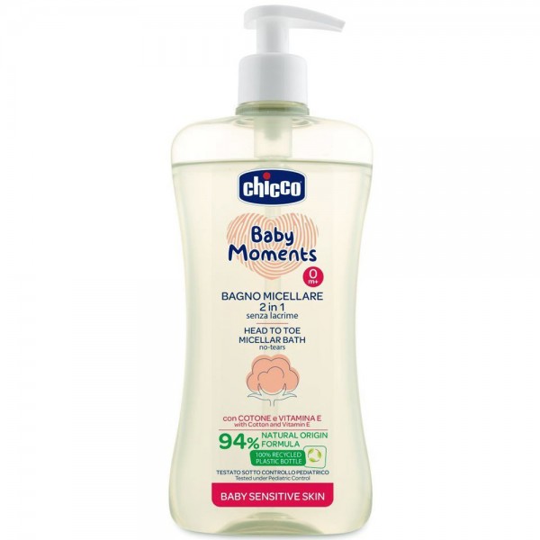 Bagno Micellare 2 in 1 Chicco 500 ml