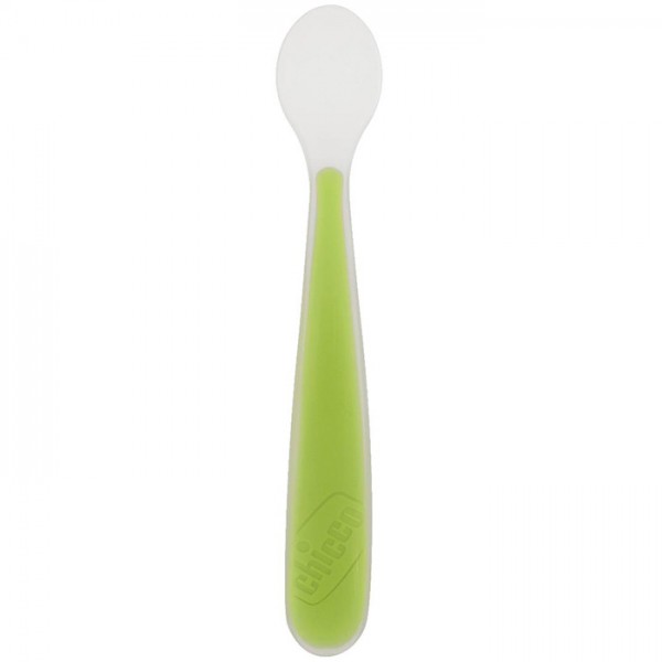 Cucchiaio Morbido Chicco Silicone 6M+ Verde 