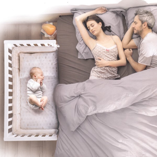 Lettino Culla Contact Azzurra Design Bianco Co-sleeping