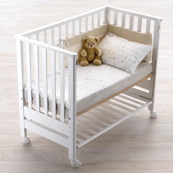 Lettino Culla Contact Azzurra Design Bianco Co-sleeping