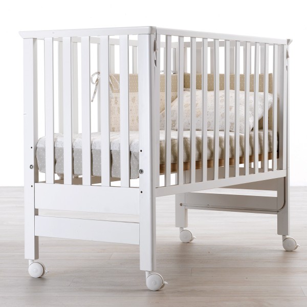 Lettino Culla Contact Azzurra Design Bianco Co-sleeping