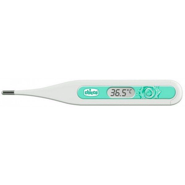 Termometro Chicco Digitale Pediatrico Digi Baby Verde Acqua