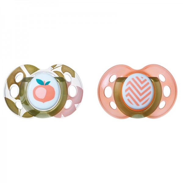 Tommee Tippee Set 2 Succhietti 18-36M FS Moda in Silicone