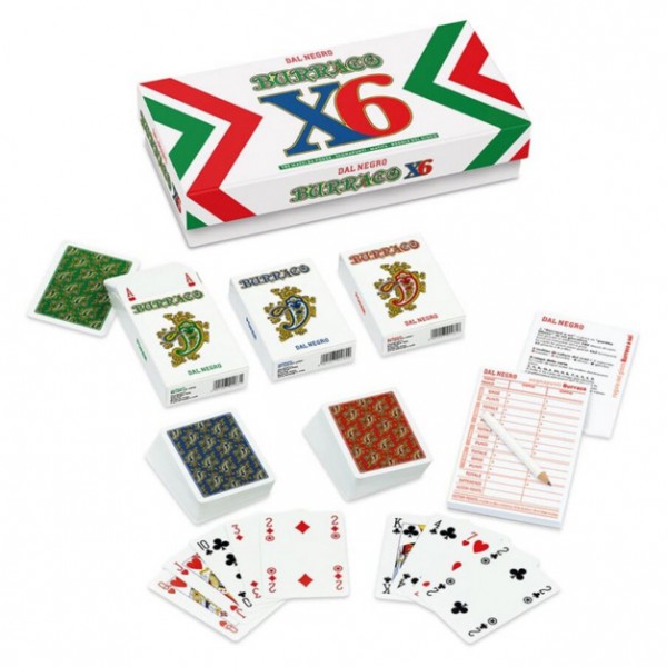 Carte da Gioco Dal Negro Burraco X6