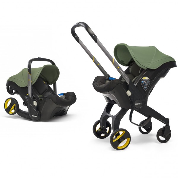 Seggiolino Auto Passeggino Doona 2 In 1 Gruppo 0+ Desert Green