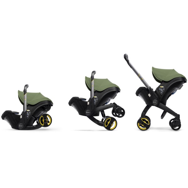 Seggiolino Auto Passeggino Doona 2 In 1 Gruppo 0+ Desert Green